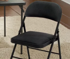 COSCO Black Padded Fabric Folding Chair -Storage supplies store 810135272 2
