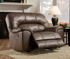 Stallion Brown Snuggle Up Recliner 10 Stallion Brown Snuggle Up Recliner -Storage supplies store 810168898 3