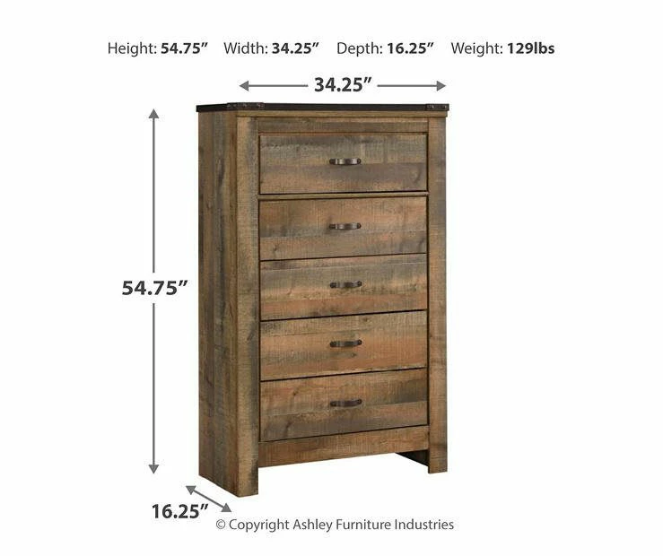 Trinell 5-Drawer Chest 11 Trinell 5-Drawer Chest - Image 9
