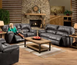 Stratolounger Stallion Reclining Console Loveseat -Storage supplies store 810348638 810348639 810348640 1