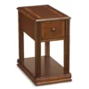 Breegin Brown End Table With Removable Tray -Storage supplies store 810363185