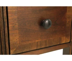 Breegin Brown End Table With Removable Tray -Storage supplies store 810363185 4