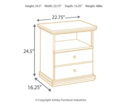 Maribel Black Nightstand -Storage supplies store 810363205 5