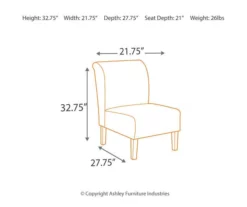 Tibbee Pebble Armless Accent Chair 18 Tibbee Pebble Armless Accent Chair -Storage supplies store 810363289 6