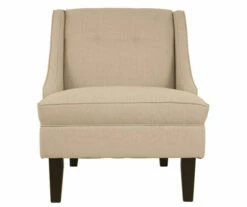 Clarinda Cream Accent Chair -Storage supplies store 810363291 4 1