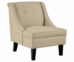 Clarinda Cream Accent Chair -Storage supplies store 810363291 5 1