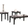3- Piece Maysville Faux Marble Black Occasional Table Set 2 3- Piece Maysville Faux Marble Black Occasional Table Set -Storage supplies store 810363736 2