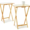 Natural Tray Tables, 2-Pack -Storage supplies store 810366461