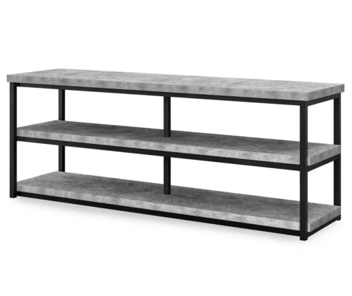 Faux Concrete TV Stand -Storage supplies store 810369279 1 1