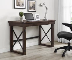 Espresso Brown Desk -Storage supplies store 810369308 1