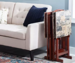 Williams 4-Piece Faux Marble Tray Table Set -Storage supplies store 810386282 A0 11