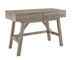 Margo Gray 2-Drawer Wood Desk 15 Margo Gray 2-Drawer Wood Desk -Storage supplies store 810386284 A0 1