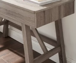 Margo Gray 2-Drawer Wood Desk 13 Margo Gray 2-Drawer Wood Desk -Storage supplies store 810386284 A0 8