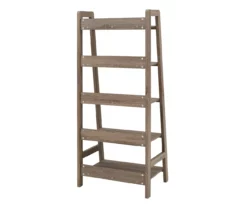 Margo Gray 5-Shelf Ladder Bookcase -Storage supplies store 810386286 A2