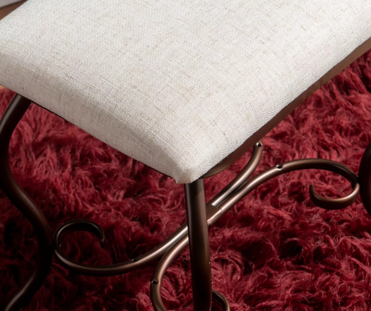 Heather Metal Adjustable Mirror Vanity Set With Stool 12 Heather Metal Adjustable Mirror Vanity Set With Stool - Image 10