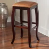 30" Square Top Caramel Pub Barstool 1 30" Square Top Caramel Pub Barstool -Storage supplies store 810389497 1 1