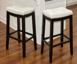 Brooke Saddle Style Bar/ Counter Stools 30 Brooke Saddle Style Bar/ Counter Stools -Storage supplies store 810389512 1 1