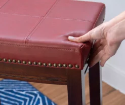 Brooke Saddle Style Bar/ Counter Stools 35 Brooke Saddle Style Bar/ Counter Stools -Storage supplies store 810389513 3 1