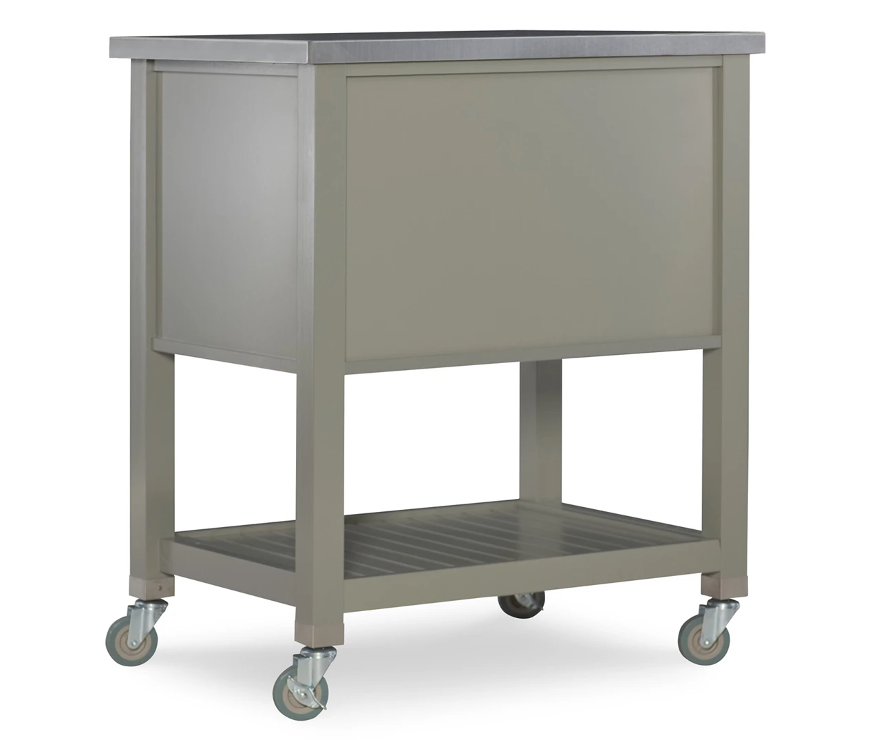 Laurie Gray Steel Top Kitchen Cart With Drawers 7 Laurie Gray Steel Top Kitchen Cart With Drawers - Image 5