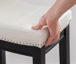 Brooke 24" Saddle Counter Stool -Storage supplies store 810389522 A8 8