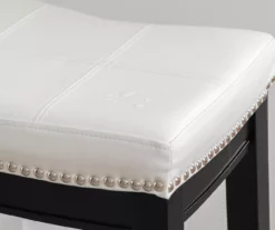 Brooke 24" Saddle Counter Stool -Storage supplies store 810389522 A8 9