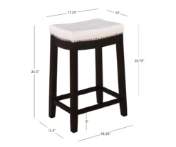 Brooke 24" Saddle Counter Stool -Storage supplies store 810389522 D8 10