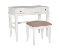 Martha Mirror Vanity Set With Stool -Storage supplies store 810389524 A0 2