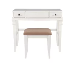 Martha Mirror Vanity Set With Stool -Storage supplies store 810389524 A0 3