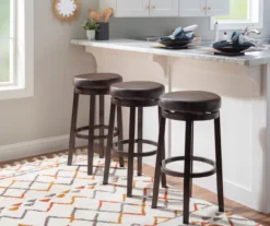 29" Clea Brown Pub Barstool -Storage supplies store 810389527 B0 2 1