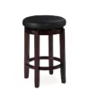 24" Clea Black Counter Stool -Storage supplies store 810389528 1