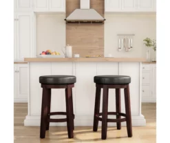 24" Clea Black Counter Stool -Storage supplies store 810389528 B0 4
