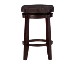 24" Clea Brown Counter Stool -Storage supplies store 810389529 A1