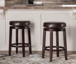 24" Clea Brown Counter Stool -Storage supplies store 810389529 B0