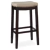31" Clay Walnut Pub Barstool 2 31" Clay Walnut Pub Barstool -Storage supplies store 810389530 1 2