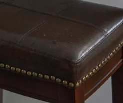 Brooke 24" Saddle Counter Stool -Storage supplies store 810389537 A8 9