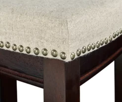 25" Clay Walnut Counter Stool -Storage supplies store 810389541 3