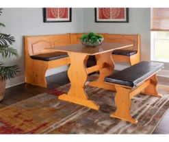 Brown PVC Cushion Set For Breakfast Nook