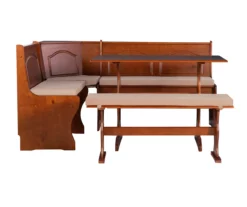 Beige Microfiber Cushion Set For Breakfast Nook 22 Beige Microfiber Cushion Set For Breakfast Nook -Storage supplies store 810389546 A8 4