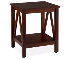 Rockford Antique Tobacco End Table