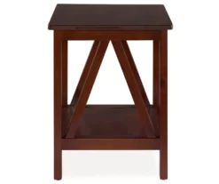 Rockford Antique Tobacco End Table -Storage supplies store 810389562 3