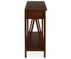 V Side Console Table -Storage supplies store 810389564 3
