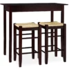 Colton 3-Piece Pub Table Set With Rush Stools 2 Colton 3-Piece Pub Table Set With Rush Stools -Storage supplies store 810389573 1