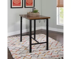 Luke Industrial 3-Piece Pub Table Set With Hooks 24 Luke Industrial 3-Piece Pub Table Set With Hooks -Storage supplies store 810389576 A0 9