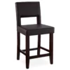 24" Brown Open Back Counter Stool 1 24" Brown Open Back Counter Stool -Storage supplies store 810389578 1 1