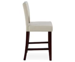 Faux Leather High Back Bar/ Counter Stools -Storage supplies store 810389579 2 1