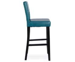 30" Blue Open Back Barstool -Storage supplies store 810389580 1 1