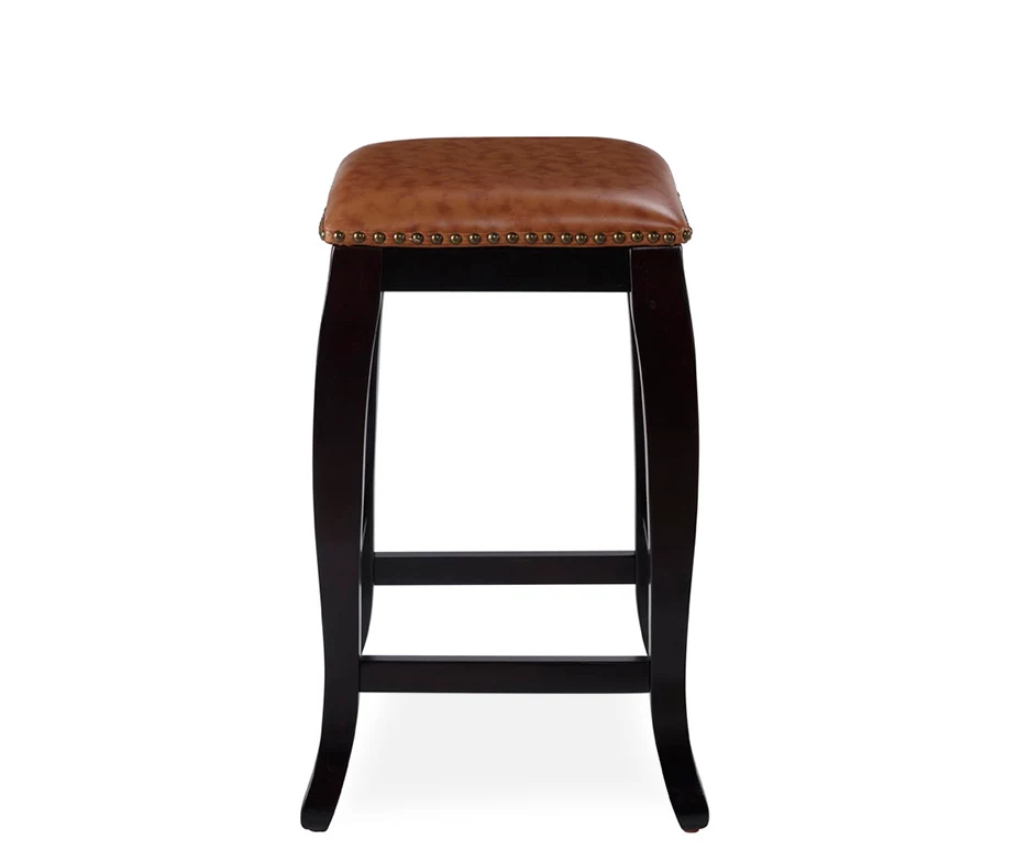 Square Top Caramel Bar/ Counter Stools 6 Square Top Caramel Bar/ Counter Stools - Image 4