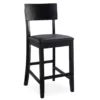 24" Black Contemporary Counter Stool -Storage supplies store 810389596 1