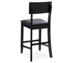 24" Black Contemporary Counter Stool 20 24" Black Contemporary Counter Stool -Storage supplies store 810389596 3