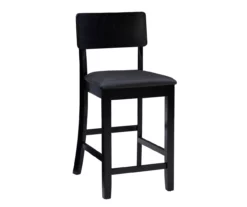24" Black Contemporary Counter Stool 16 24" Black Contemporary Counter Stool -Storage supplies store 810389596 A0 1